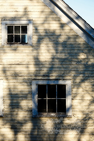 Shadows on an Old Wooden House